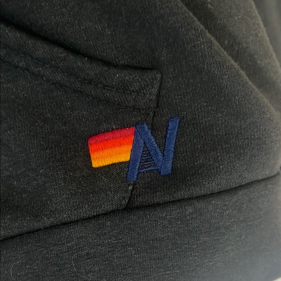 Aviator Nation Black Sweatshirt with Retro Graphic - Picture 5 of 5